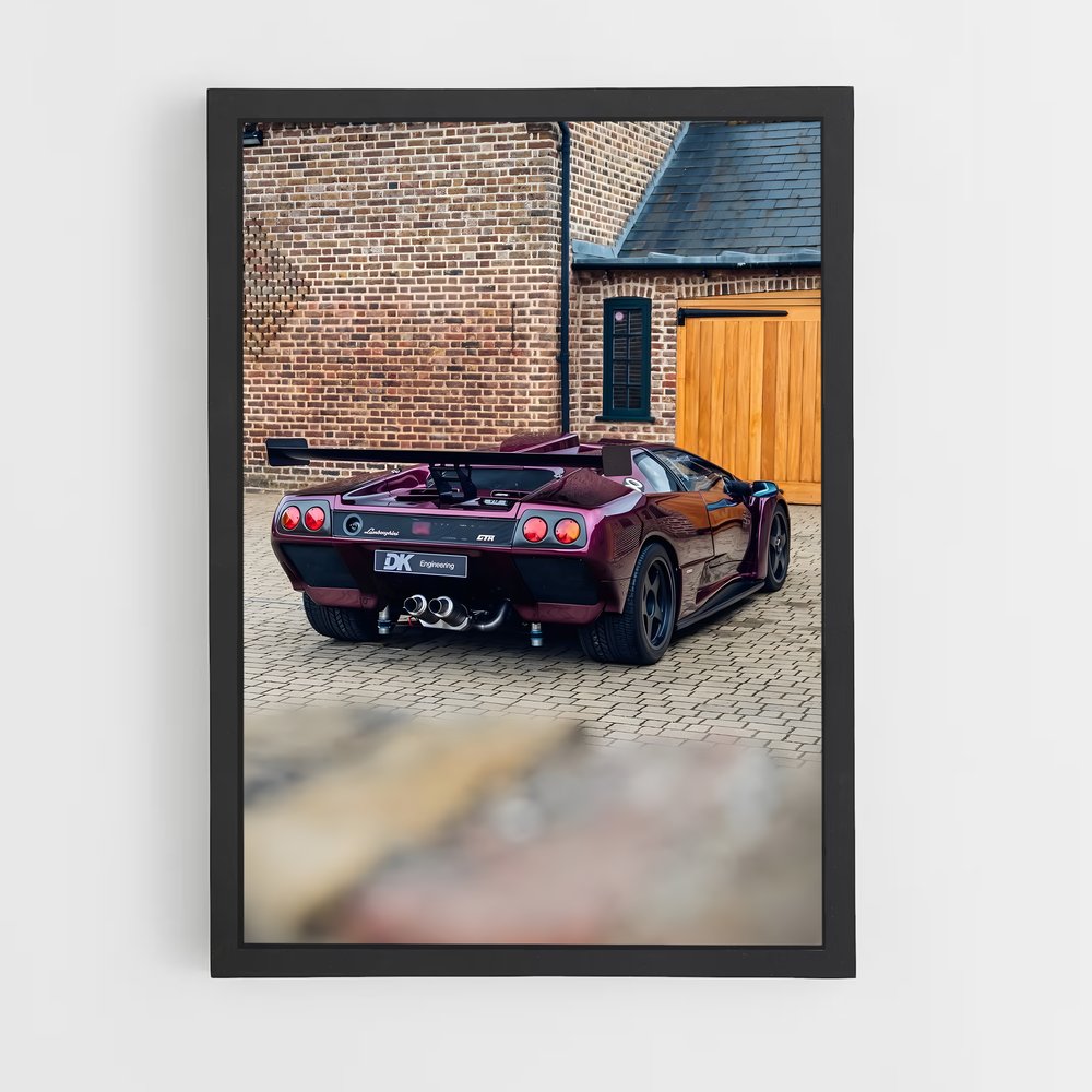 Poster Ferrari Diablotin – affiche Lamborghini (vue 2)